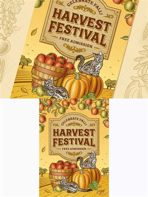 Harvest Festival Poster by iatsun on Envato Elements | Festival posters, Harvest festival, Festival