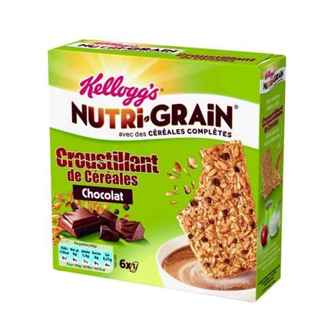 Kelloggs Nutri Grain Croustillant De Céréales Chocolat 240g Achat
