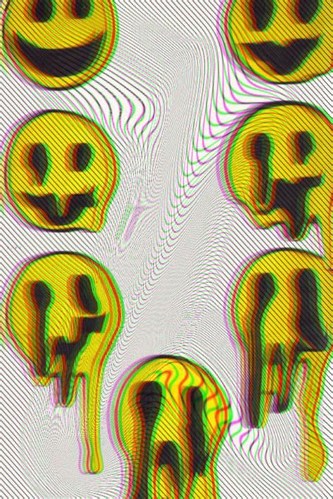 Iphone Trippy Smiley Face Wallpaper Face Smiling Slightly Emoji