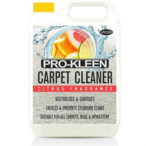 5l Of Pro Kleen X Mylek Ultima Professional Carpet Shampoo Citrus