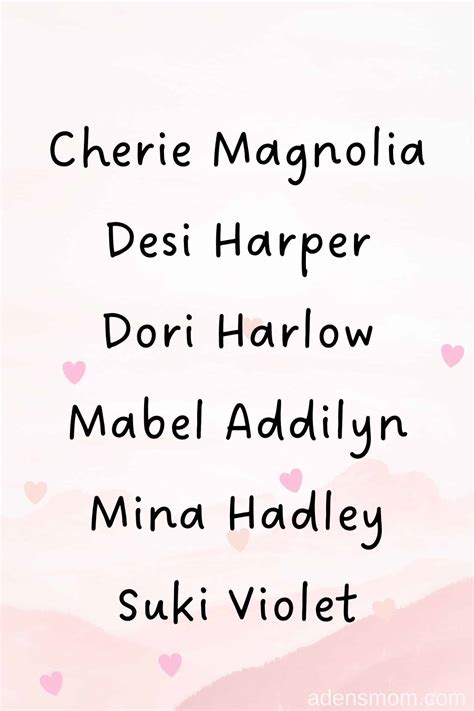 50 Perfect Girl Names That Mean Love 2024