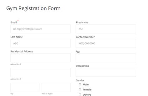 How To Frame A Hassle Free Online Gym Registration Form On Wordpress