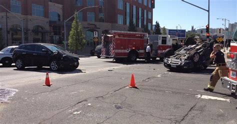 Five Hospitalized After Downtown Crash Spokane