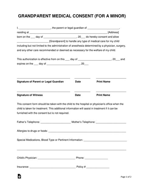 Free Consent Forms 22 Sample Word Pdf Eforms