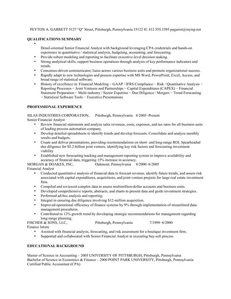 Finance Analyst Resume - How to draft a Finance Analyst Resume? Download this Finance Analyst ...