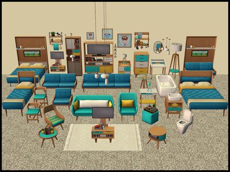 Mod The Sims Ts4 Ts2 Tiny Living Super Set Sims Cc Cc Carpet Potty