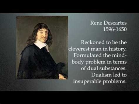 Descartes solved the problem by assuming that god, who created both mind and matter is able to relate them by putting into the minds of human beings the clear and distinct thoughts that are needed to deal with matter as extended Mind-body problem dualism & psychiatry 1/6 - YouTube