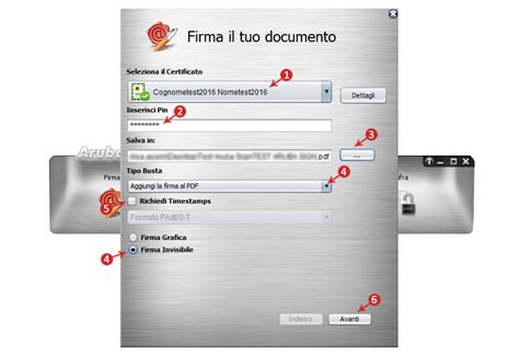 Firmare Digitalmente Uno O Più File In Formato Pdf Aruba Sign