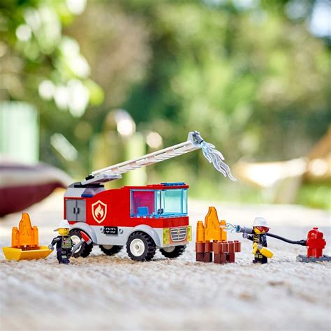 Le Camion Des Pompiers Avec échelle Lego City 60280 Lego Maxi