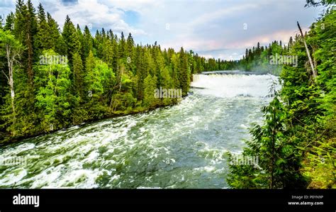 Snow Melt In The Cariboo Mountains Creates Spectacular Water Flow Of