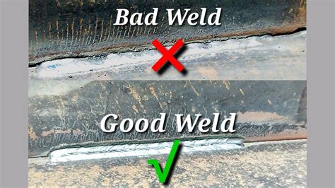 Bad Weld Vs Good Weld F Plate Stick Welding Smaw Welding Welder