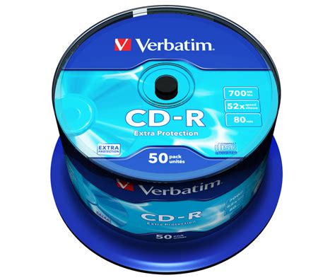Buy Cd R Extra Protection Cd Recordable And Rewritable Discs Verbatim