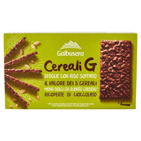Galbusera Riso Su Riso Crackers Ricoperto Di Cioccolato 150 Gr 5