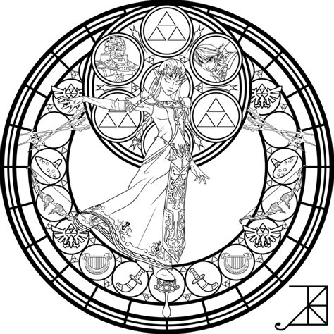 The Legend Of Zelda Coloring Pages - Coloring Home