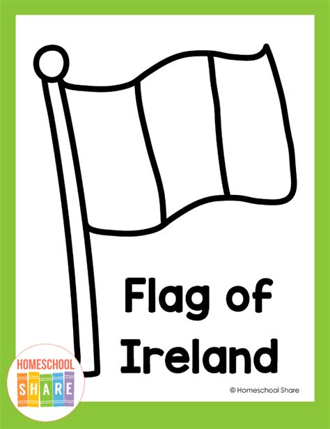 Irish Flag Coloring Page Home Design Ideas