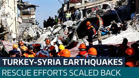 Devastation And Despair In Turkey Syria Earthquakes Aftermath As Rescue Efforts Scaled Back