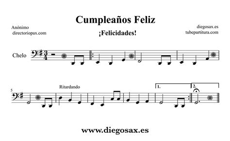 Tubescore Happy Birthday To You Sheet Music For Cello And Recorder Happy Birthday To You Music