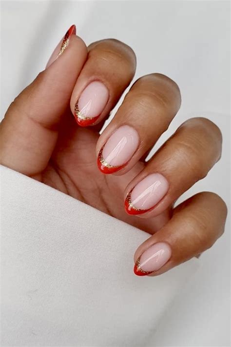 25 Chic Red French Tip Nails That Will Never Go Out Of Style Your