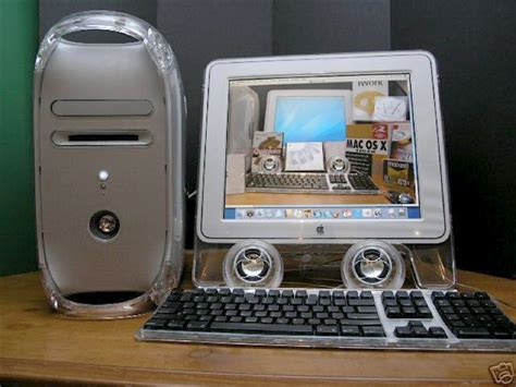 Apple Power Mac G4 Dual 800mhz And 17 Lcd Monitor Set Ebay