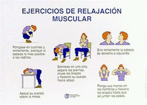 Ejercicios De Relajaci N Muscular Mental Health Counseling Workout