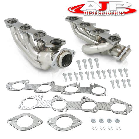 Stainless Exhaust Manifold 2pc Header For 2009 2018 Dodge Ram 1500