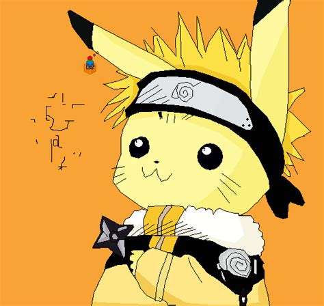Pikachu As Naruto Anime Chibi Anime Crossover Awesome Anime