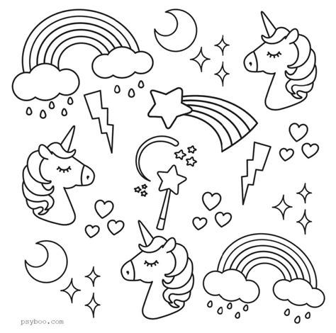 Real Unicorn Pages Coloring Pages