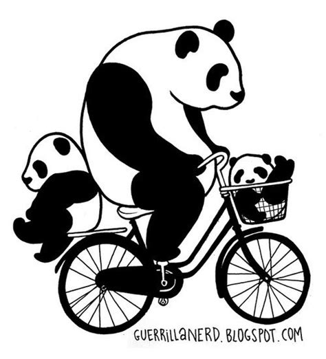 Bicycle Graphic Design Panda Art Panda Love Panda Images