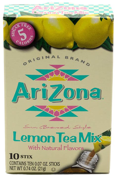 Buy Arizona Lemon Iced Tea Stix Sugar Free Count Per Box Pack Of