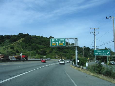 California Aaroads Interstate 580 West Marin County