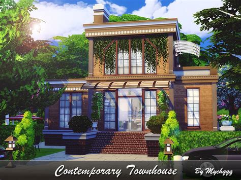 The Sims Resource Contemporary Townhouse