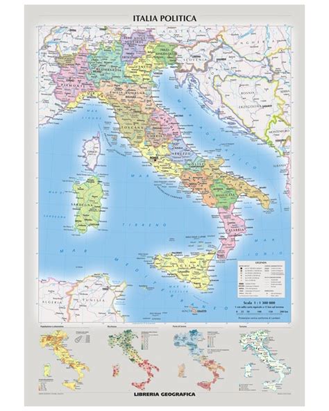 Cartina Geografica Murale Italia X Cm Fisica E Politica The Best Porn Website