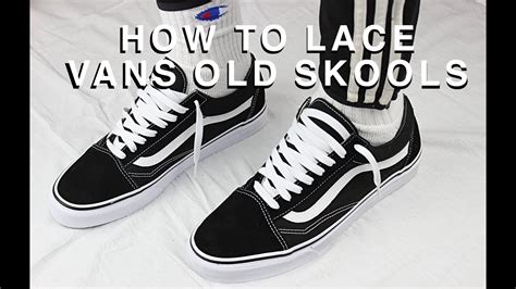 Cool ways to lace vans with 6 holes. How To's Wiki 88: How To Lace Vans Old Skool