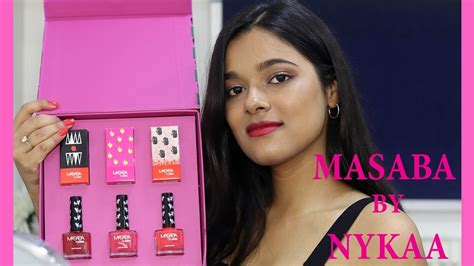Masaba By Nykaa Collection Review And Swatches Raina Jain Youtube