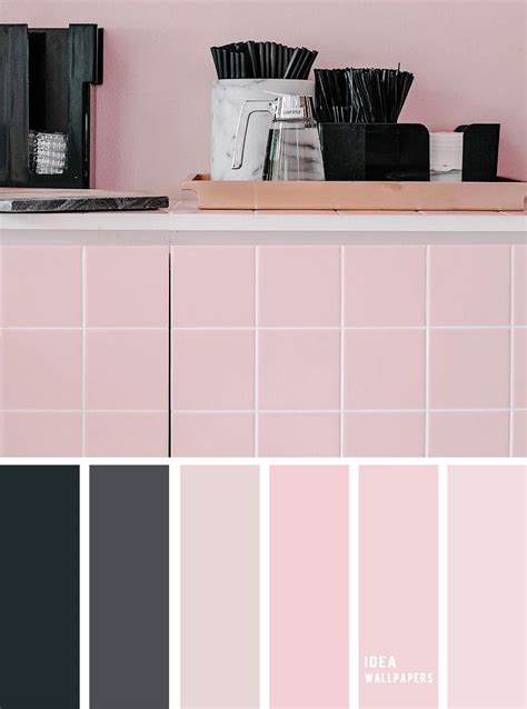 19 The Perfect Pink Color Combinations Black And Pink Color Palette