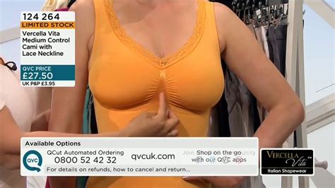 Qvc Uk Double G Cup Model Deborah Ann Gaetano Shows Vercella Vita Shapewear 300614 Youtube