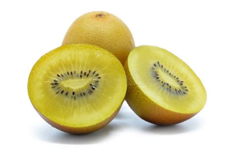 Yellow Gold Kiwi Fruit Stock Image Image Of Nutrition 96746297