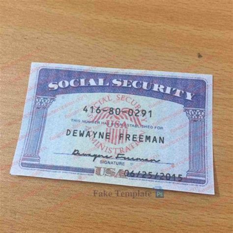 How To Edit Social Security Number Template Psd In 2021 Number