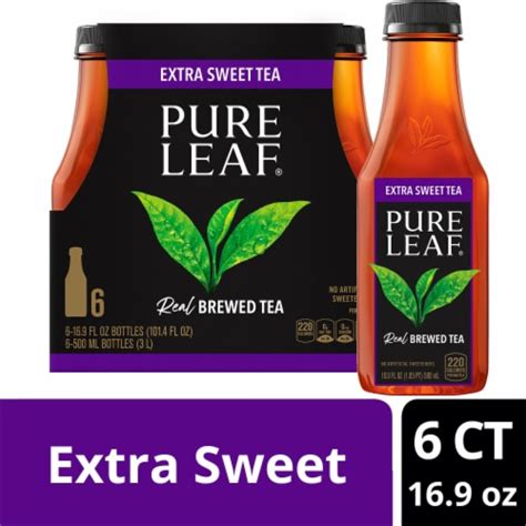 Pure Leaf Extra Sweet Brewed Iced Tea 6 Bottles 169 Fl Oz Jay C