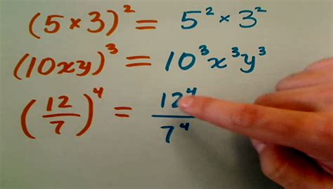 Distributive Property Of Exponents Tutorial Sophia Learning