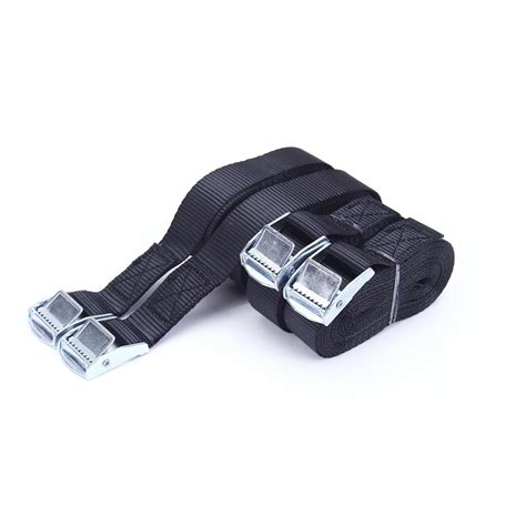 Here's exactly how you can safely use a ratchet strap and not die, get maimed, or lose a finger—hopefully. Cambuckle Tie Down Strap 25mm x 5m 4PC Cargo Ratchet Strap ...