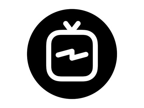 Download Igtv Logo Circle Black And White Png Transparent Svg Circle