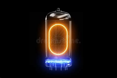 Zero Digit 0 Nixie Tube Indicator Digit Gas Discharge Indicators And