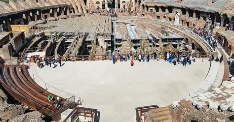 Rome Colosseum Underground Arena Floor And Ancient Rome Getyourguide
