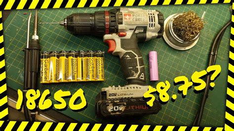 Rebuild Replace Cordless Drill Batteries For Next To Nothing Using