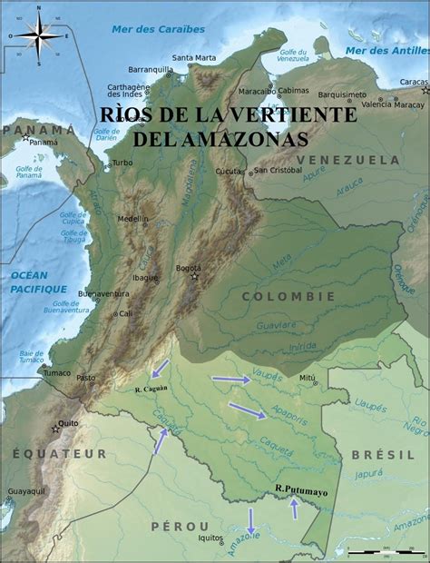 HidrografÌa De Colombia — Vertientes HidrogrÀficas De Colombia