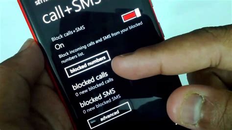 How To Block Call And Sms On Windows Phone 8 Youtube