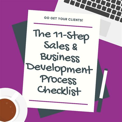 11 Step Sales And Business Development Process Checklist
