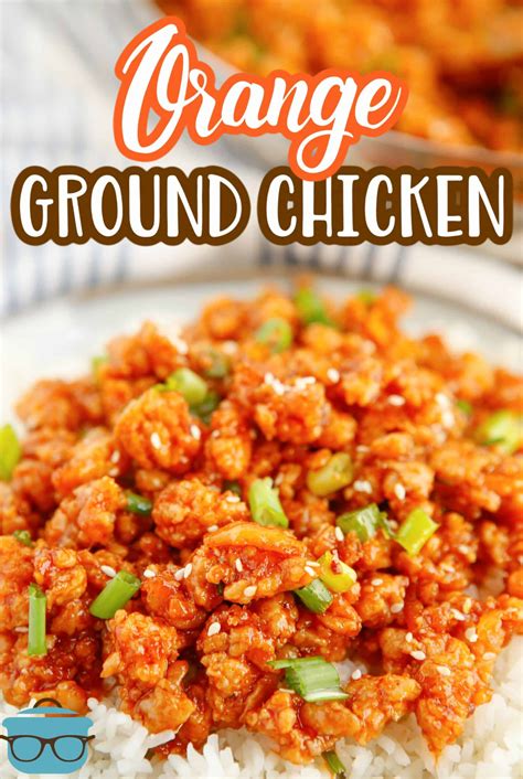 This Tasty Ground Orange Chicken Recipe Is An Easy Delicious Weeknight