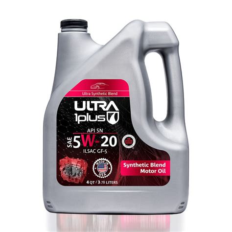 Ultra1plus Sae 5w 20 Synthetic Blend Motor Oil Api Sp Ilsac Gf 6a